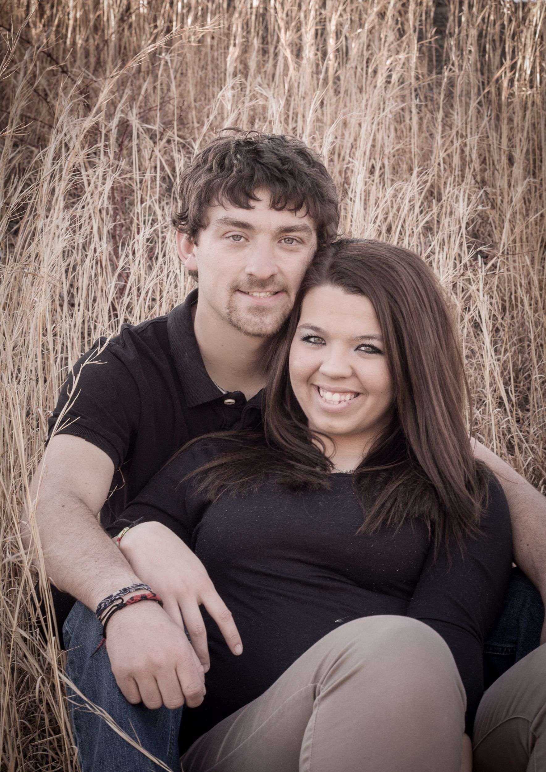 Fiancee and Fiance Portrait at Williamsburg, Kentucky engagement by Fade To Blaq Photography