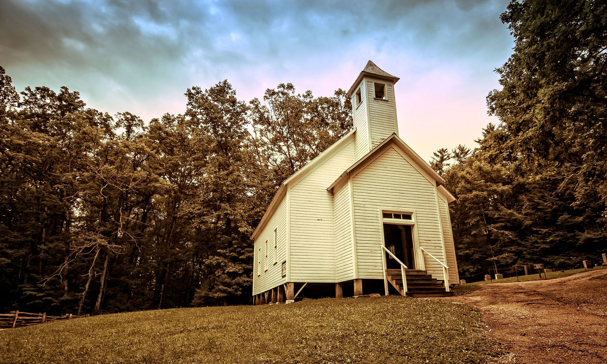 Missionary Baptist Church in Cades Cove, TN by Fade to Blaq